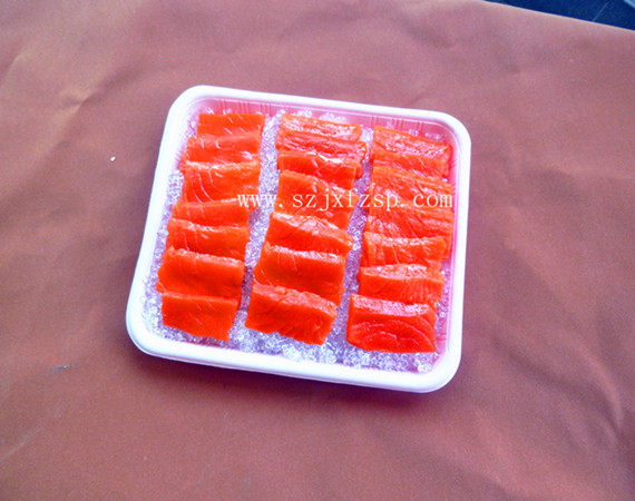 日式料理模型冰鲜三文鱼模型超高仿真度达95%以上