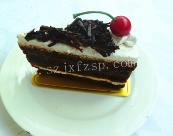 <b>仿真蛋糕食品模型：黑森林蛋食品模型</b>