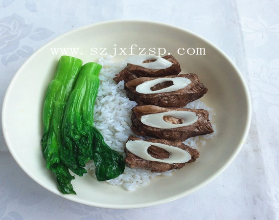 <b>北京食品模型：北京红烧牛肉盖饭食品模型</b>
