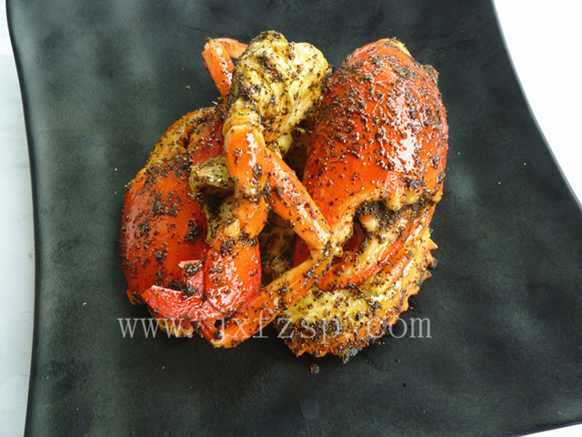 <b>食品模型 黑椒汁蟹</b>