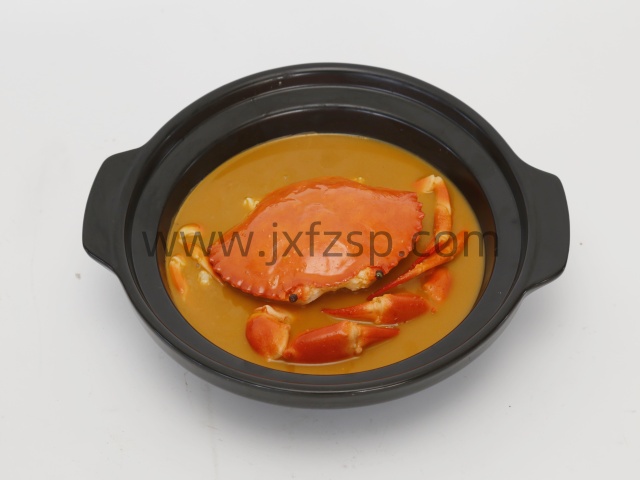 假菜 红焖太子蟹模型