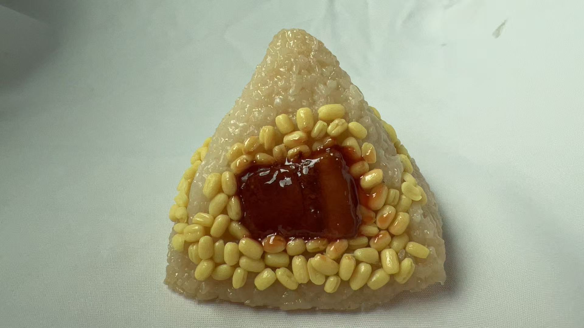 食物模型肇庆裹蒸粽露馅模型