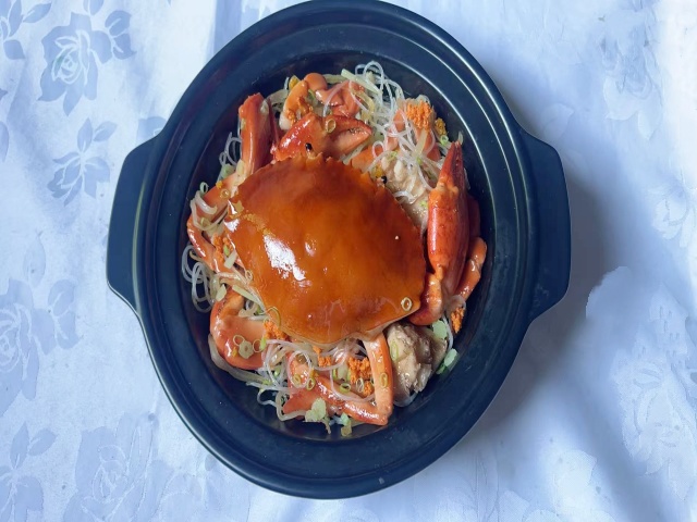 福永膏蟹粉丝煲模型