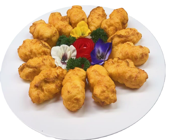 假菜 脆炸沙井生蚝模型