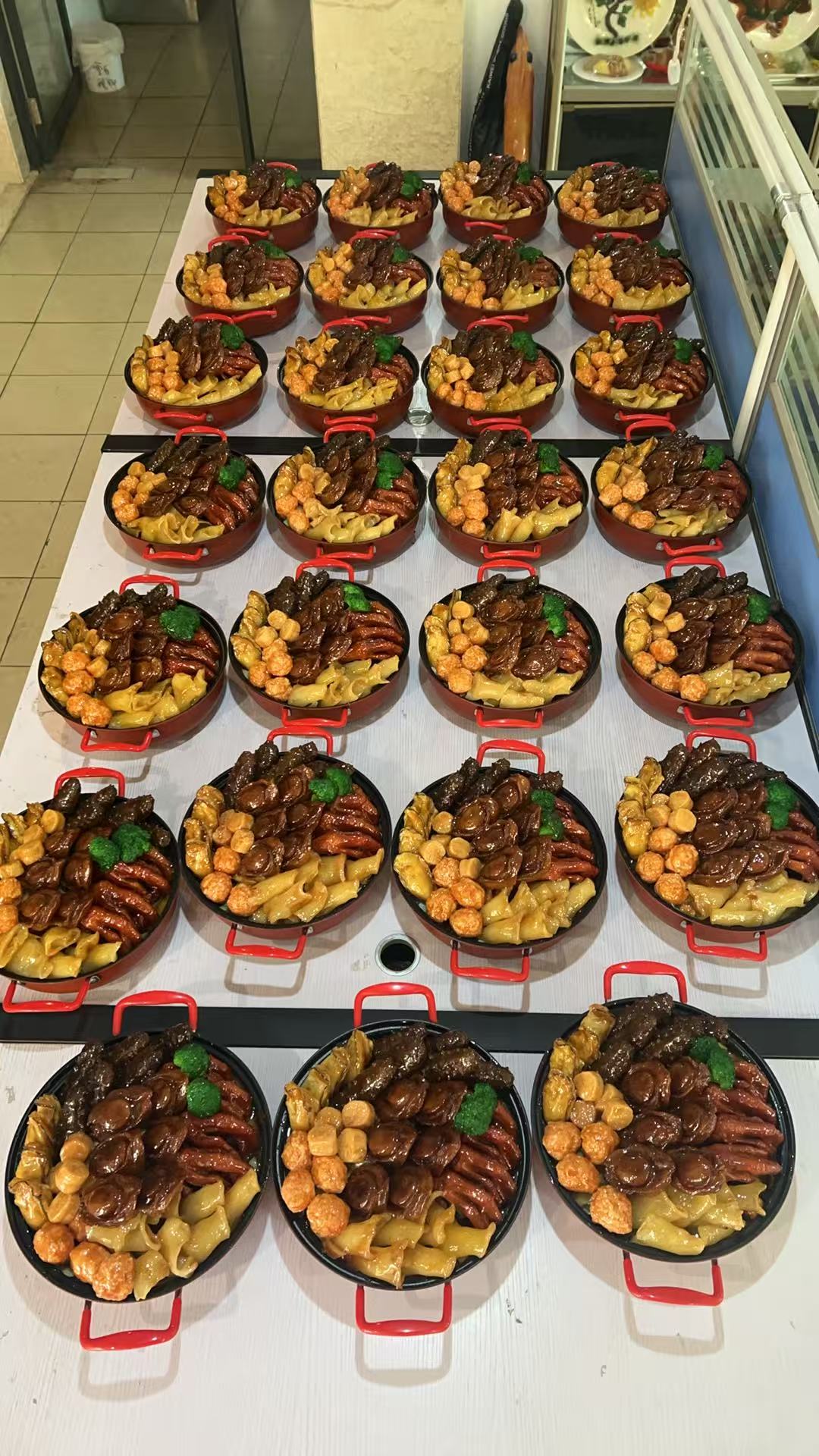 海鲜大盆菜佛跳墙食品模型完成交货