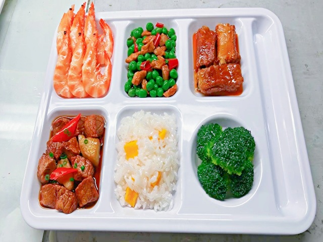 样品菜红署饭营养套餐模型