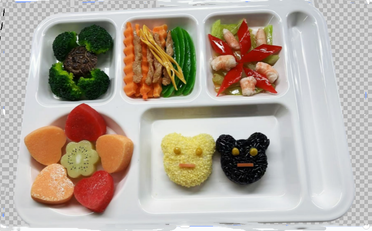 小猪饭套餐食品模型