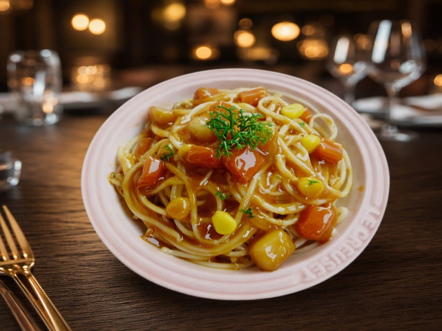 仿真儿童意大面食物模型