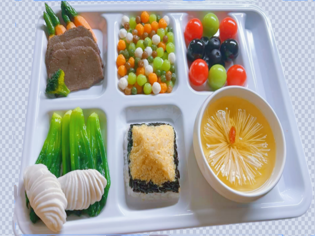 减肥营养餐金字塔饭模型
